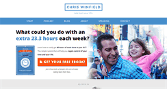 Desktop Screenshot of chriswinfield.com